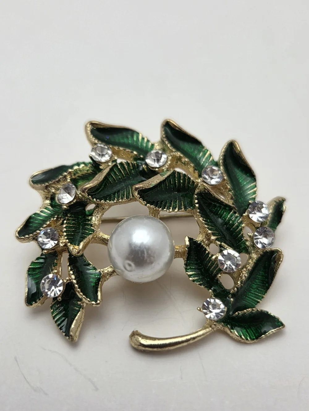 Christmas Brooch Set • Snowflake, Cat Pendant Brooch & Holiday Wreath